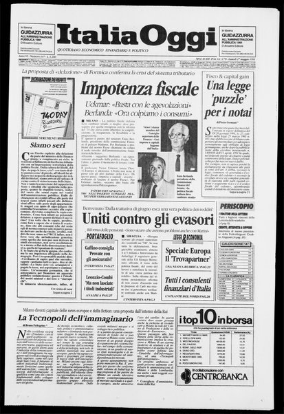 Italia oggi : quotidiano di economia finanza e politica